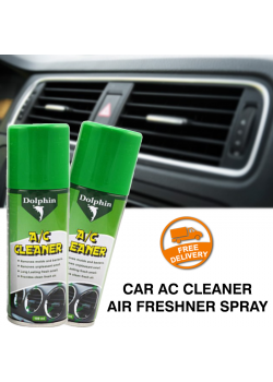 Dolphin Car AC Cleaner Air Freshner Spray For Long Lasting Fresh Frangrance, 100ML